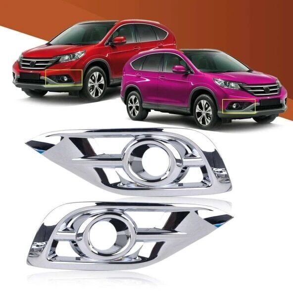 Honda Cr-V Uyumlu Yedek Parça 2016 2017 Sis Lambası Kaplama Krom