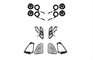 Bmw 3 Serisi G20 Uyumlu Yedek Parça Kapı Hoparlörü & Twetter Ve Işıklı Ambians Kapaklar ( 11 renk)