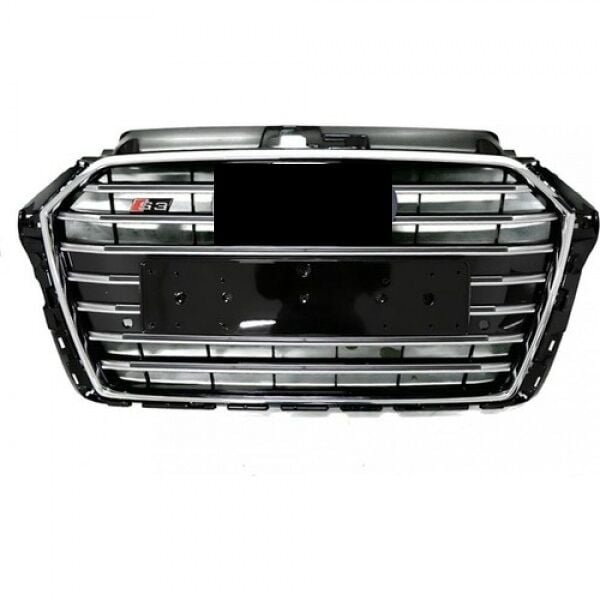 Audi A3 S3 2016-2020 Kromlu Siyah Panjur