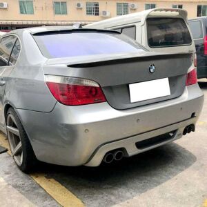 Bmw 5 Serisi E60 2005-2010 Uyumlu Yedek Parça Bagaj Spoiler - Piano Black (Parlak Siyah)
