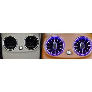 Mercedes C W205 / E W213 2019-2021 Uyumlu Yedek Parça Işıklı Arka Havalandırma (64 Renk)