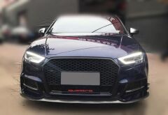 Audi A3 RS3 2016-2020 Quattro Komple Siyah Panjur