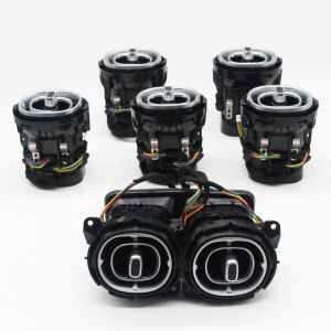 Mercedes C W206 2021+ Uyumlu Yedek Parça Işıklı Arka Havalandırma 64 Renk