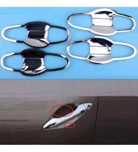 Hyundai Ix35 Uyumlu 2010+ Uyumlu Yedek Parça Dış Kapı Kolu İç Kaplama ABS Krom Parça