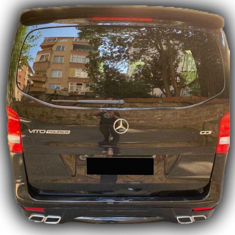 Mercedes Vito Yeni Kasa Uyumlu Yedek Parça AMG Arka Tampon Eki Boyalı