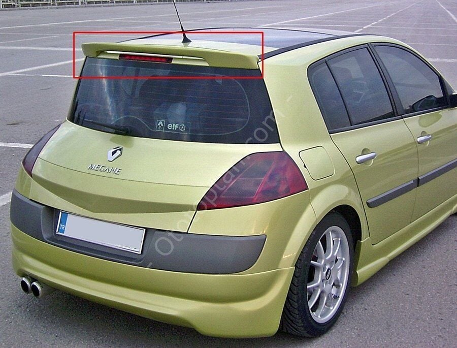 Renault Megane 2 HB Uyumlu Yedek Parça Spoiler