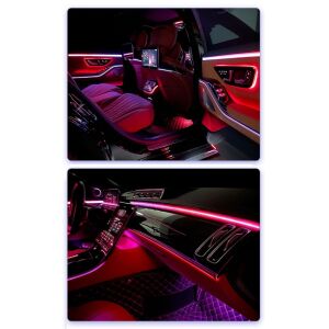 Mercedes S W223 2021+ Uyumlu Yedek Parça 64 Renk İç Ambiyans (Orijinal Trimleri ve Yürüyebilen Led)