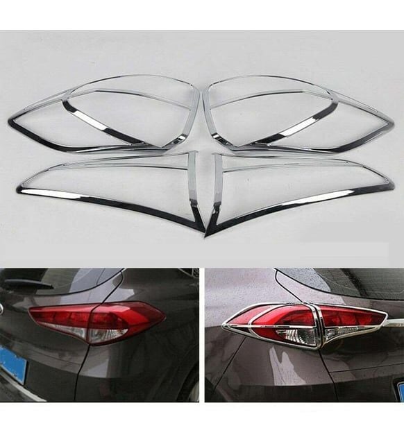 Hyundai Ix35 2010+ Uyumlu Yedek Parça Arka Stop Kaplama ABS Krom Parça