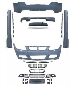 E90 3 Serisi 2005-2008 İçin LCI M-Tech Body Kit (ÖN-ARKA-YAN-PANJUR)