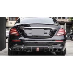 Mercedes W213 2017+ Amg Sedan Uyumlu Difüzör Egzoz Seti