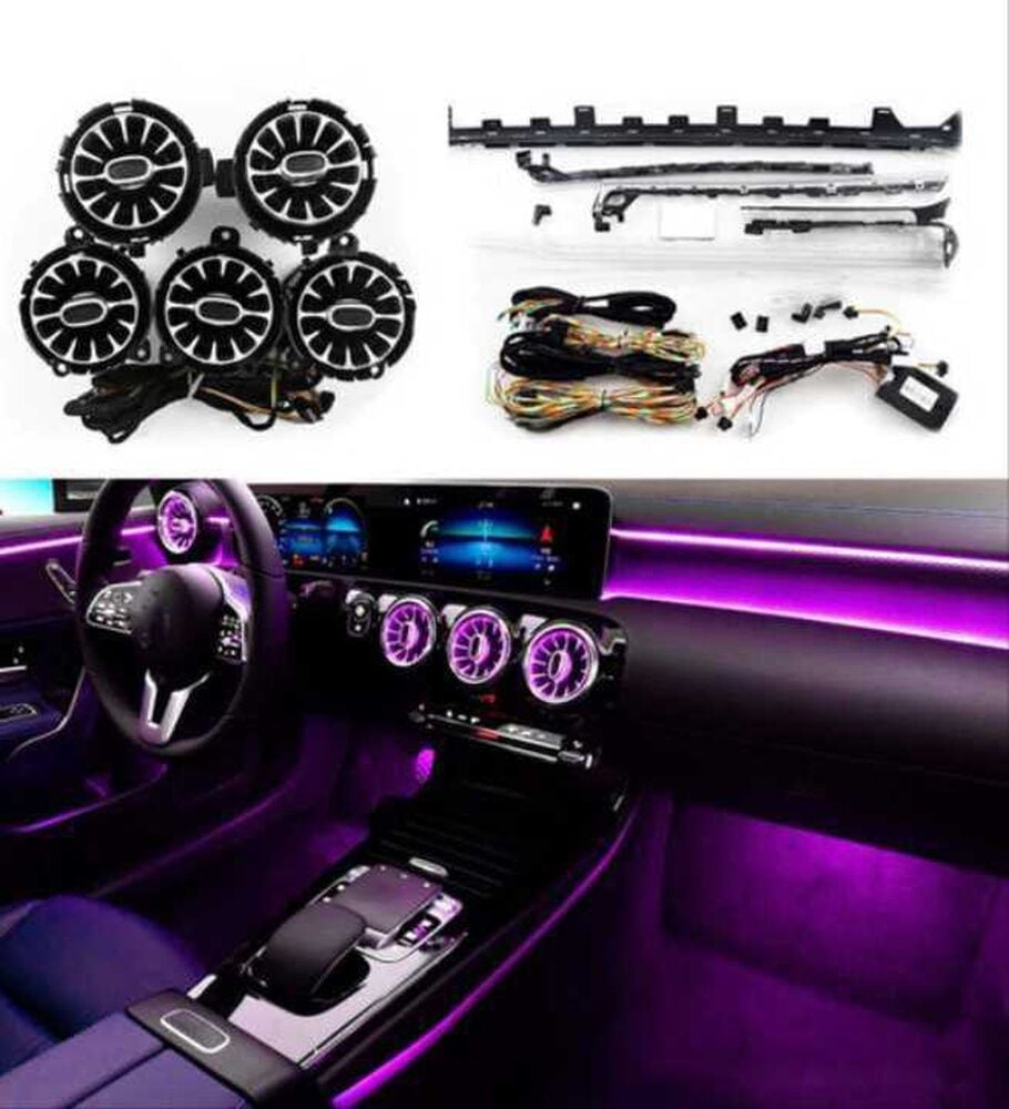 Mercedes W117 Uyumlu Işıklı Havalandırma Ve Ambiyans Set (Takım)