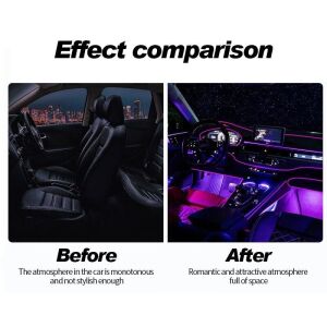 Universal Telefon Kontrollü Araç İçi Ambiyans Seti