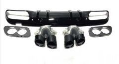 Mercedes W205 C43 Uyumlu AMG Sedan Difüzör Egzoz Seti