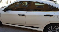 Honda Civic Fc5 2016-2020 Kapı Direk Kaplama Piano Black