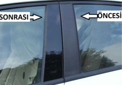 Honda Civic Fc5 2016-2020 Kapı Direk Kaplama Piano Black