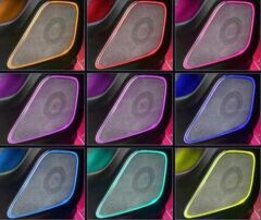 Mercedes W117 Uyumlu Hoparlör Aydınlatma Ambiyans 64 Renk  (Orijinal Ambiyans Sistem ile Uyumlu Model)