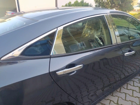 Honda Civic Fc5 2016-2020 Kapı Direk Kaplama Krom