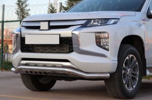 Isuzu Dmax 2006+ Off Road Saclı Ön Koruma Ön Tampon Koruma Demiri Krom GloPlus AQM4WD PST21