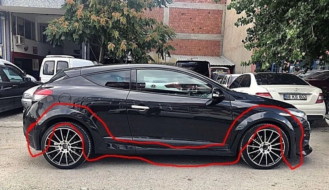 Renault Megane 3 Uyumlu Yedek Parça Coupe Rs Dodik - Marşpiyel