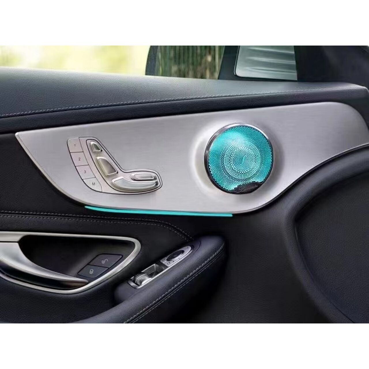 Mercedes E Serisi W213/C Serisi Uyumlu Yedek Parça 64 RENK Işıklı Hoparlör Kapağı