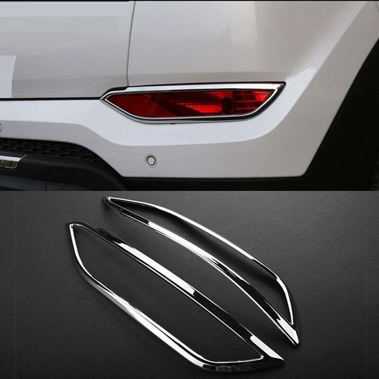 Hyundai Tucson 2015-2018 Uyumlu Yedek Parça Arka Reflektör Çerçevesi Krom Parça