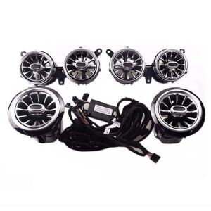 Mercedes W213 Uyumlu Yedek Parça E-Serisi 2016-2017 64 Renk Ön Havalandırma Menfez Seti Ambiyans Set