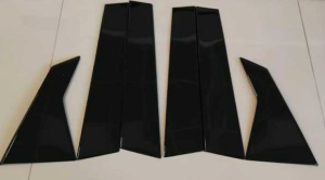 Honda Civic Fc5 2016-2020 Uyumlu Yedek Parça Kapı Direk Kaplama Piano Black