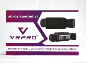 Araç İçi Yol Kayıt Kamerası 4 Kameralı Wifi Bağlantılı Hd