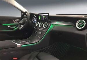 Mercedes W205 2019+ Uyumlu Yedek Parça 64 Renk Ön Havalandırma Aydınlatma