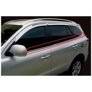 Hyundai Santa Fe 2006-2012 Uyumlu Yedek Parça Cam Çıtası Krom