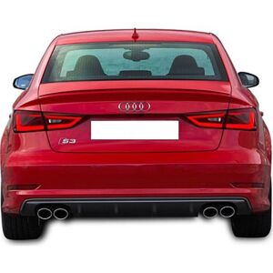 Audi A3 8V S line Sedan 2012 - 16  Uyumlu Yedek Parça S3 Difüzör Plastik Boyasız