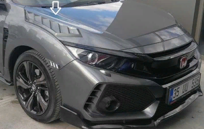 Honda Civic Fc5-fk7 Uyumlu Yedek Parça Motor Kaput Kabartma Type-r Dızayn - Boyasız