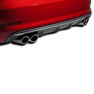 Audi A3 Sedan 2012 - 16  Uyumlu Yedek Parça S3 Difüzör Plastik Boyasız
