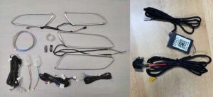 Mercedes W176 A - W117 Cla - Gla Uyumlu Yedek Parça 64 Renk Ambiyans Aydınlatma - Aplikasyon Kontrollü