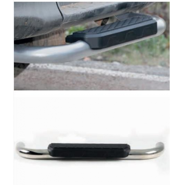 Mitsubishi L200 2007-2019 Pick-Up Arka Basamak (Saturn Plus Chrome) AQM4WD