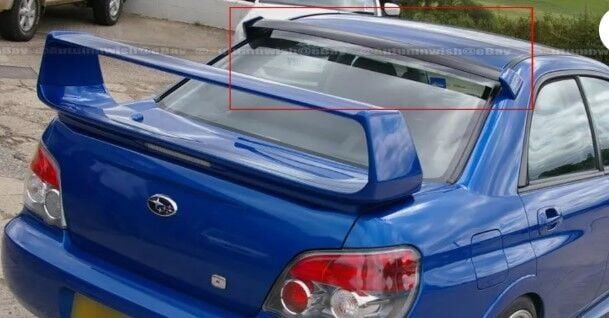 Subaru İmpreza Uyumlu Yedek Parça Stı Cam Üstü Spoiler