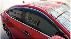 Honda Civic FC5 2016-2020 Cam Rüzgarlığı Krom Çıta