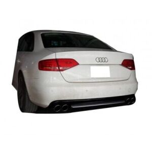 Audi A4 B8 2008-2012 S4  Uyumlu Yedek Parça Difüzör Plastik Boyasız