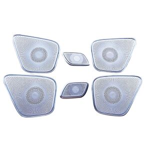 Mercedes A-Class W177 Uyumlu Yedek Parça Kapı Hoparlör Kapağı Işıklı 64 Renk 4 Kapak + 2 Tiz Kapak