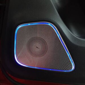 Mercedes A-Class W177 Uyumlu Yedek Parça Kapı Hoparlör Kapağı Işıklı 64 Renk 4 Kapak + 2 Tiz Kapak