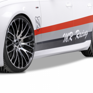 Audi A4 B8-B9 2008 - 2016  Uyumlu Yedek Parça Rieger Marşpiyel Plastik Boyasız