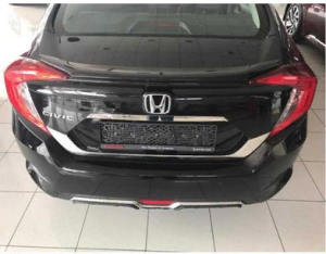 Honda Civic Fc5 2016-2020 Uyumlu Yedek Parça Bagaj Kapağı Plaka Çerçevesi 2 Parça
