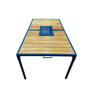 6 Kişilik Katlanabilir Mangallı Masa