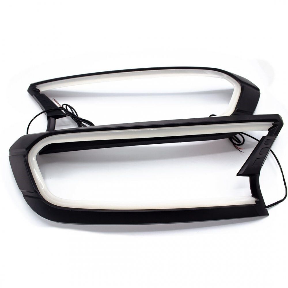 Ford Ranger 2015 ve Sonrası Kayar Sinyal Gündüz Ledli Ön Far Çerçevesi