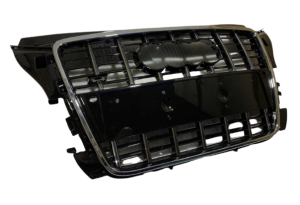 Audi A3 S3 2008-2012 Uyumlu Yedek Parça Panjur Siyah Krom Çerçeve