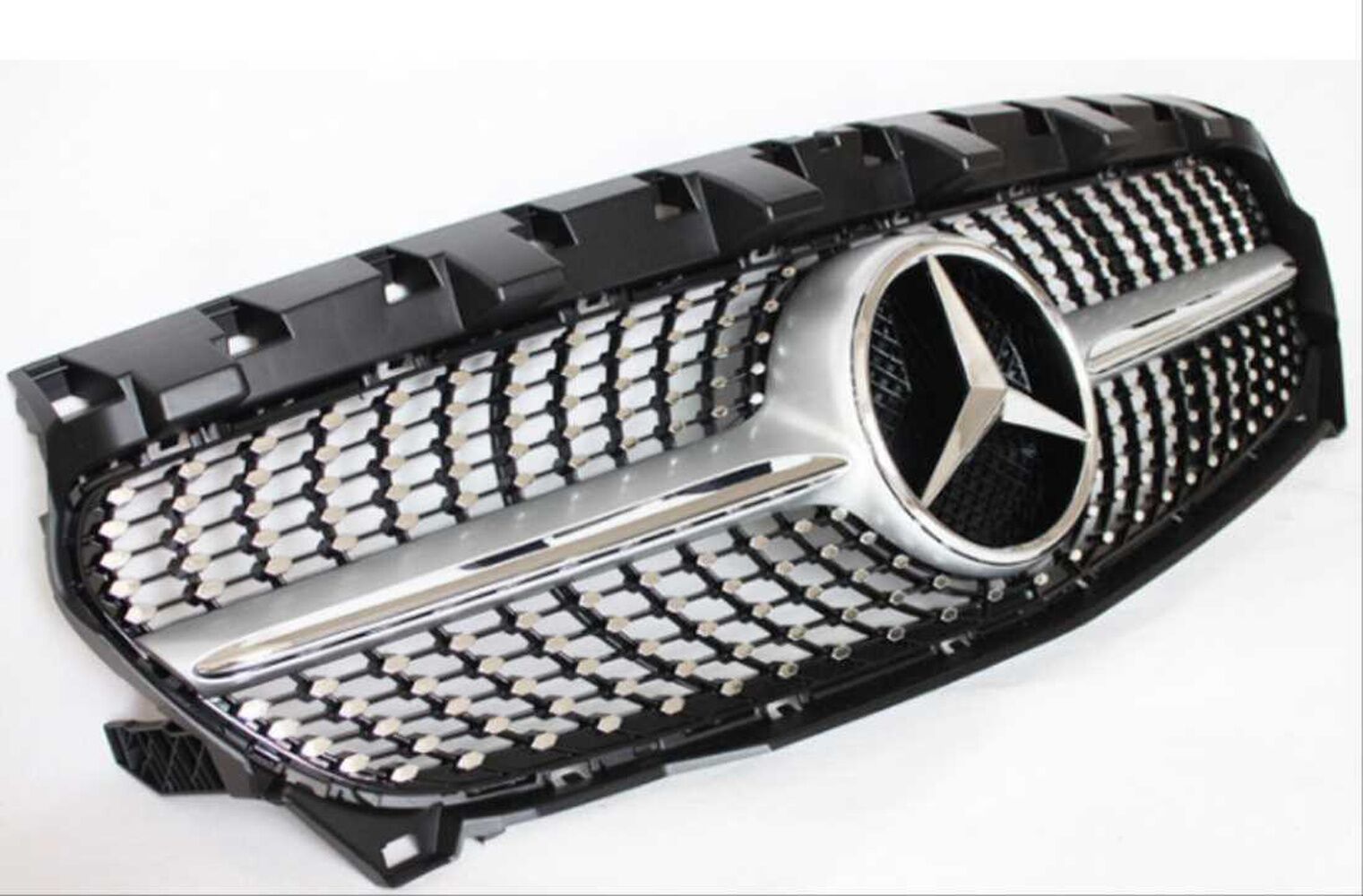 Mercedes W117 2013-2015 CLA Uyumlu Diamond Panjur - Gri