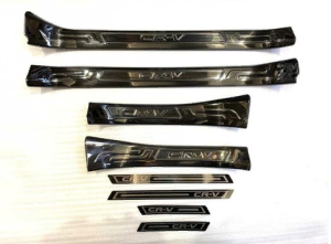 Honda CR-V Uyumlu Yedek Parça 2017+ Kapı Eşik Koruma Siyah