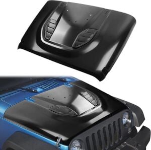 Wrangler Jk 2007-2017 İçin Uyumlu 10. Yıl Kaput (Saç)