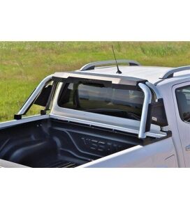 Isuzu D Max 2012-2017 (Double Plus Chrome) Poliüretan Krom Roll Bar AQM4WD PRB01