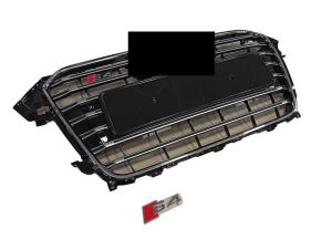 Audi A4 S4 2012-2015  Uyumlu Yedek Parça Panjur Siyah Krom